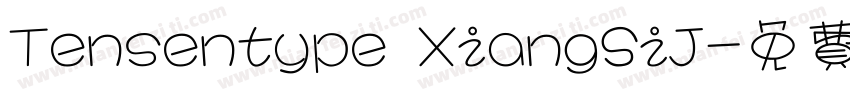 Tensentype XiangSiJ字体转换